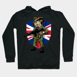 Merican British Army Ram Mascot Hoodie